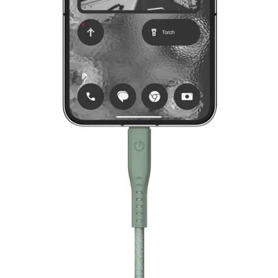Energea Flow USB-C to USB-C Cable 1.5M - Green